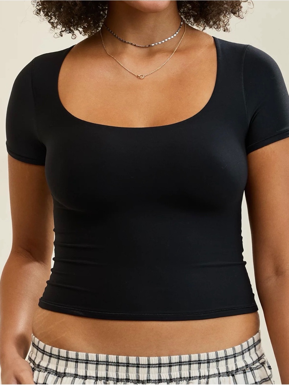 Aerie Smoothez Short Sleeve Scoop TShirt American eagle Seamless